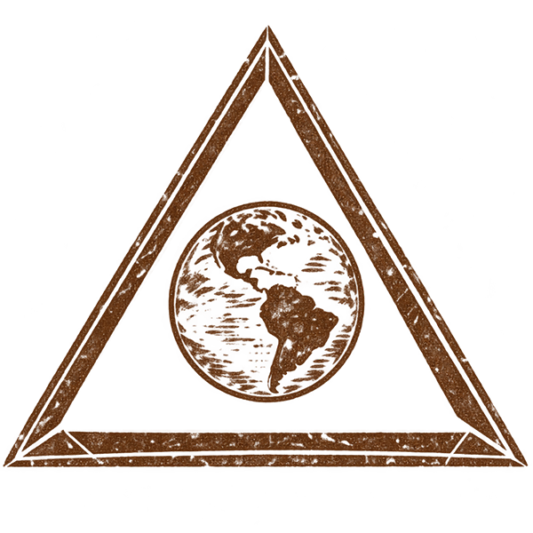 2Emblema Grunge de Triángulo y Globo copia
